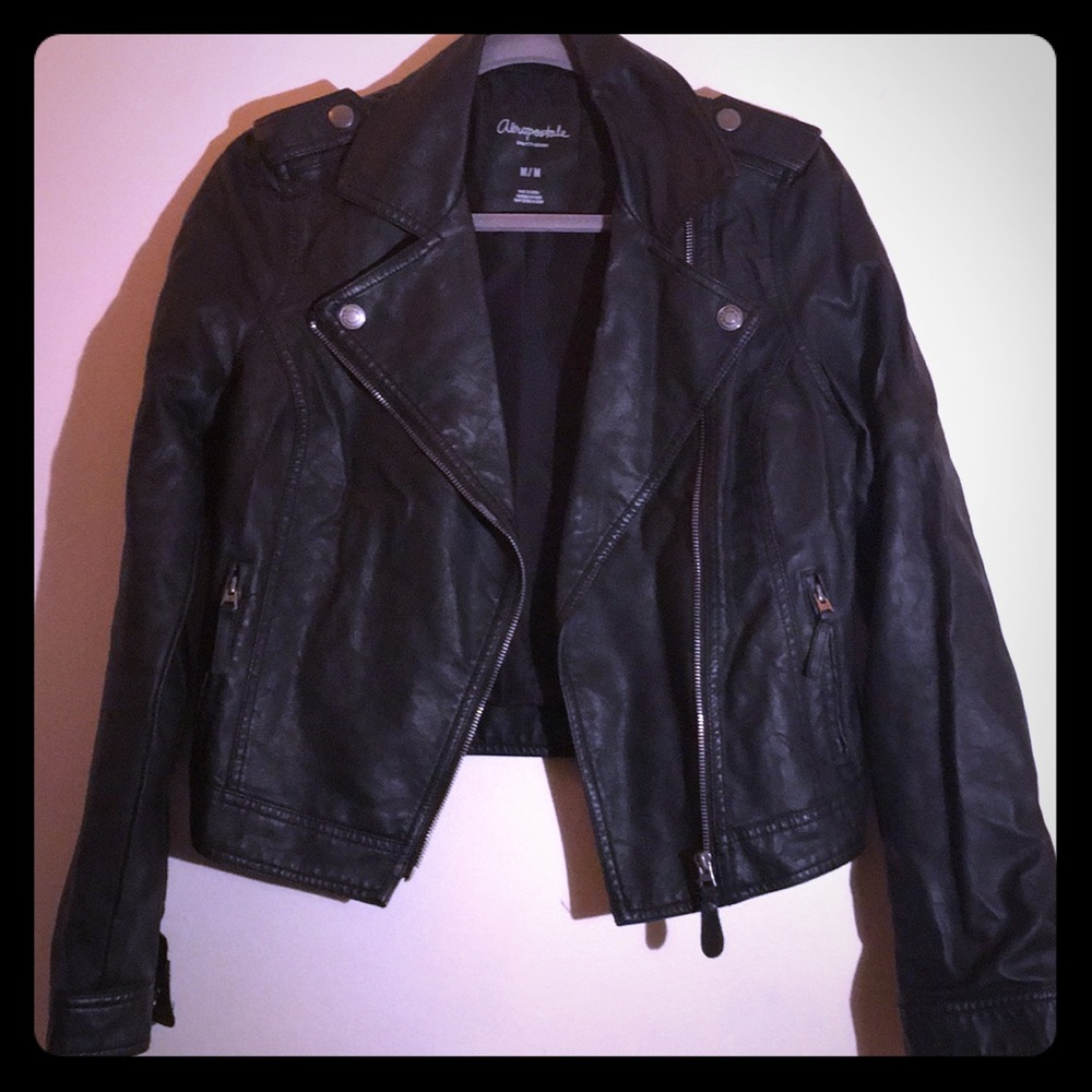 Aeropostale Vegan Leather Jacket